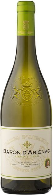 Вино Baron d'Arignac сухе біле 11% 0.75 л